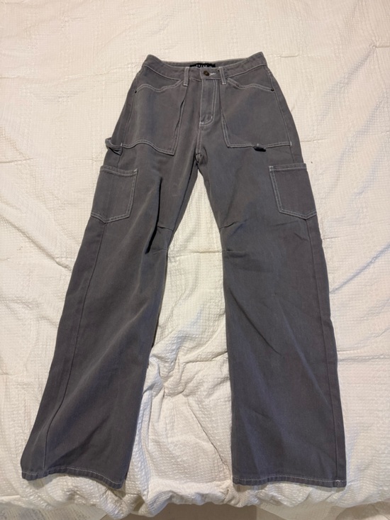 Lioness Pants - NWT Lioness Charcoal Gray Cargo Pants